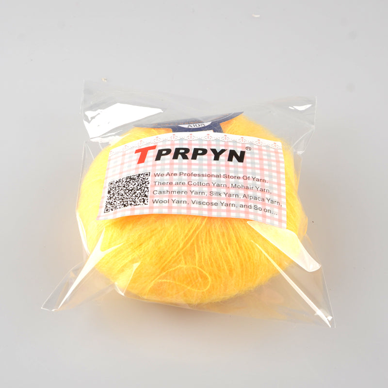 TPRPYN 1Pc=25g Angola Amorous Feelings Thin Mohair Yarn Hand Knitting Plush Fine Wool Crochet Yarn Villi Plump Delicate Smooth
