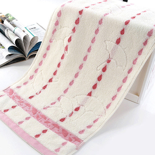 Soft Umbrella Waterdrop Pattern Towel