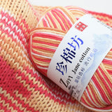 natural silk milk cotton yarn thick  weave thread