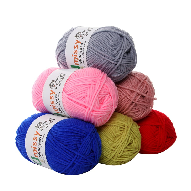 Crochet Yarn Milk Cotton