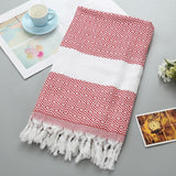 Towel Tassel Lattice Pattern