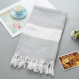 Towel Tassel Lattice Pattern