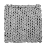 Soft Thick Line Giant Yarn Knitted Blanket