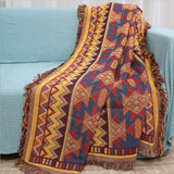 Sofa Towel Blanket Geometric Pattern